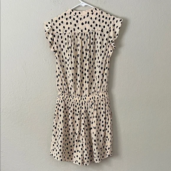 Like New! Kate Spade Leopard Dot Romper Blush/Black in Size 2 - Picture 6 of 14
